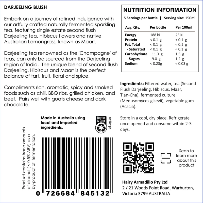 Darjeeling Blush - Back