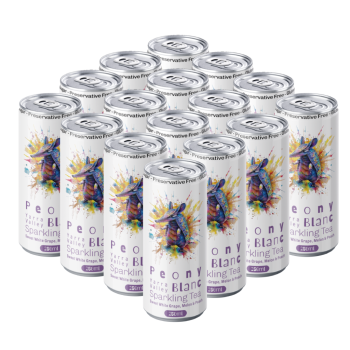 Peony Blanc | Sparkling Tea | 16 x 250ml cans